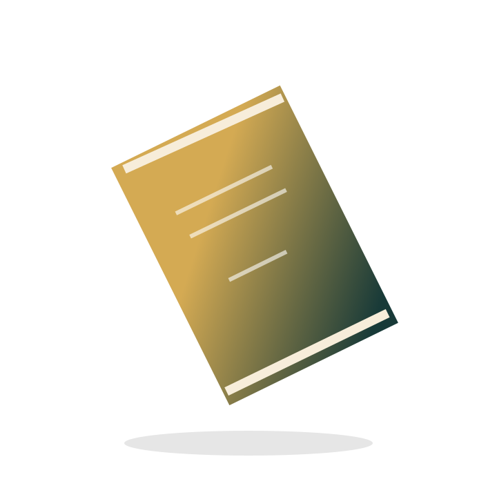 Reading notebook illustrative placeholder