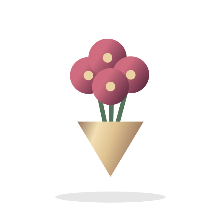 Seasonal bouquet illustrative placeholder