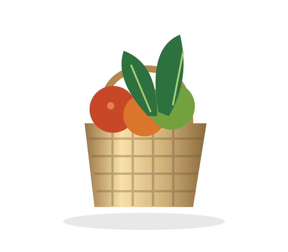 Market Vegetable Box illustration