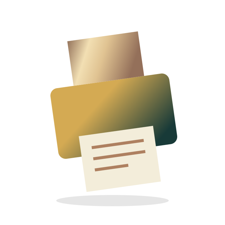 Printing & branding illustration