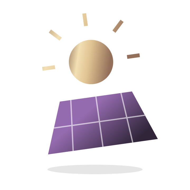 Solar installation illustration
