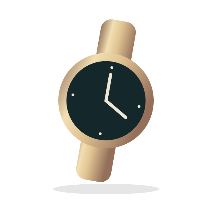 Minimal watch illustrative placeholder